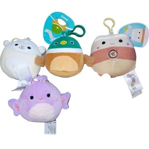 Squishmallows clip bundle avery brenda sophie
